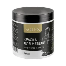 Краска для мебели SOLEX Белый 0.75 кг /Россия/
