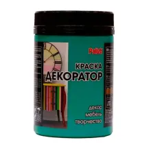 Краска-колер Декоратор акриловая Ярко-Бирюзовый 0.32 кг /Россия/