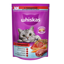 Корм Whiskas для стерил кошек с говядиной 350г /Россия/Алиди-Вест Корм Whiskas для стерил кошек с говядиной 350г /Россия/Алиди-Вест