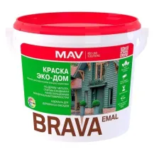 Краска Brava ЭКО-ДОМ белая п/мат 3л /Беларусь/ Краска Brava ЭКО-ДОМ белая п/мат 3л /Беларусь/