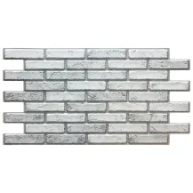 Панель ПВХ Кирпич светлый 971*498мм /Россия/