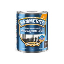 Краска HAMMERITE гладкая коричневая 0.75л RAL8017/Россия/