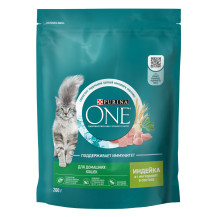 Корм Purina One консерв полнорац для взрослых кошек с индейкой и цельными злаками 200г / Россия / Корм Purina One консерв полнорац для взрослых кошек с индейкой и цельными злаками 200г / Россия /