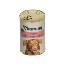 Корм Chammy для собак с говядиной в соусе консерв 415г /Россия/ Корм Chammy для собак с говядиной в соусе консерв 415г /Россия/