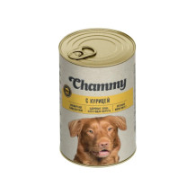 Корм Chammy для собак с курицей в соусе консерв 415г /Россия/ Корм Chammy для собак с курицей в соусе консерв 415г /Россия/