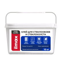 Клей Илмакс ready nordfix для стеклообоев и стеклохолста 10кг/Беларусь/ Клей Илмакс ready nordfix для стеклообоев и стеклохолста 10кг/Беларусь/