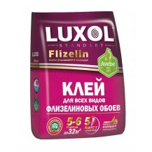 Клей обойный Luxol Флизелин Standart 200г /Беларусь/ Клей обойный Luxol Флизелин Standart 200г /Беларусь/