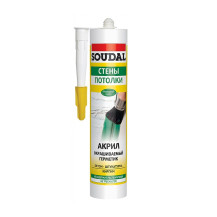 Герметик Soudal акриловый белый 280мл /Польша/ Герметик Soudal акриловый белый 280мл /Польша/