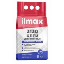 Клей Илмакс 3130 для плитки профессиональный эластичный 5кг /Беларусь/ Клей Илмакс 3130 для плитки профессиональный эластичный 5кг /Беларусь/
