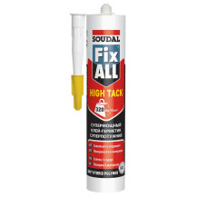 Клей-герметик гибридный Soudal Fix All High Tack белый 290мл /Бельгия/ Клей-герметик гибридный Soudal Fix All High Tack белый 290мл /Бельгия/