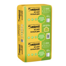 Плита теплоиз. Vetonit Warm House Slab Теплый дом 50*610*1170 S=9.99м2/ V=0.5м3 /Россия/ Плита теплоиз. Vetonit Warm House Slab Теплый дом 50*610*1170 S=9.99м2/ V=0.5м3 /Россия/