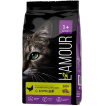 Корм для кошек сухой L'amour с курицей 350г /Россия/ Корм для кошек сухой L'amour с курицей 350г /Россия/